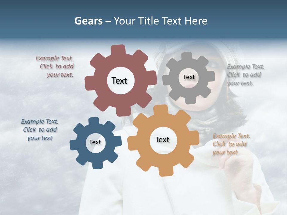 Leisure Frost Fashion PowerPoint Template