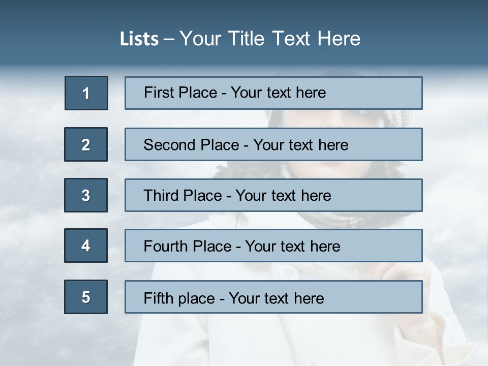 Leisure Frost Fashion PowerPoint Template