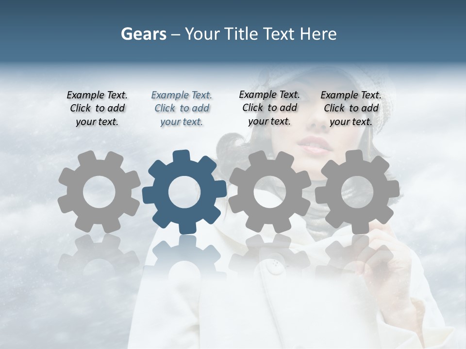 Leisure Frost Fashion PowerPoint Template