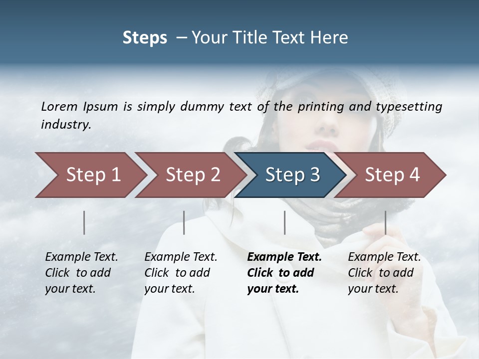 Leisure Frost Fashion PowerPoint Template