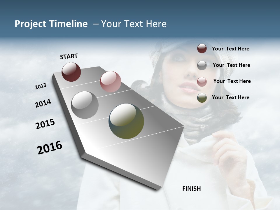 Leisure Frost Fashion PowerPoint Template