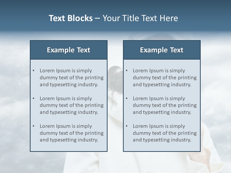 Leisure Frost Fashion PowerPoint Template