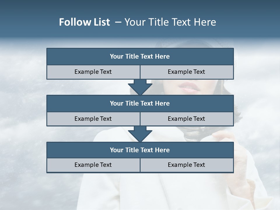 Leisure Frost Fashion PowerPoint Template