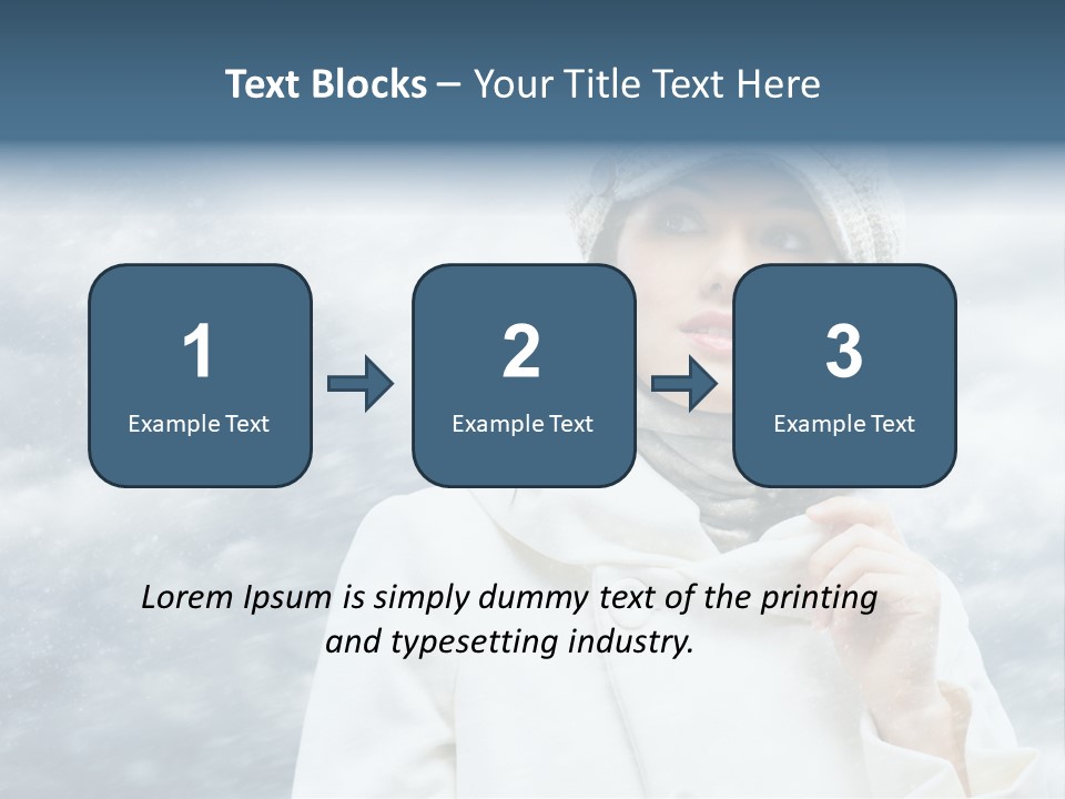 Leisure Frost Fashion PowerPoint Template