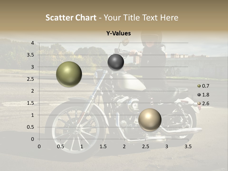 Journey Motorcycle Wheel PowerPoint Template
