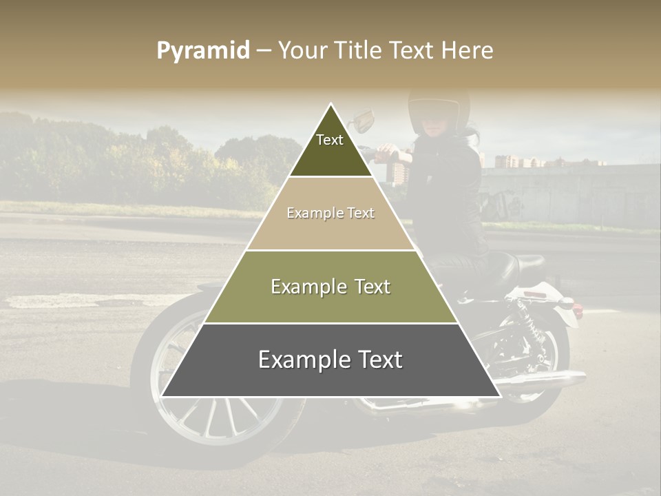 Journey Motorcycle Wheel PowerPoint Template
