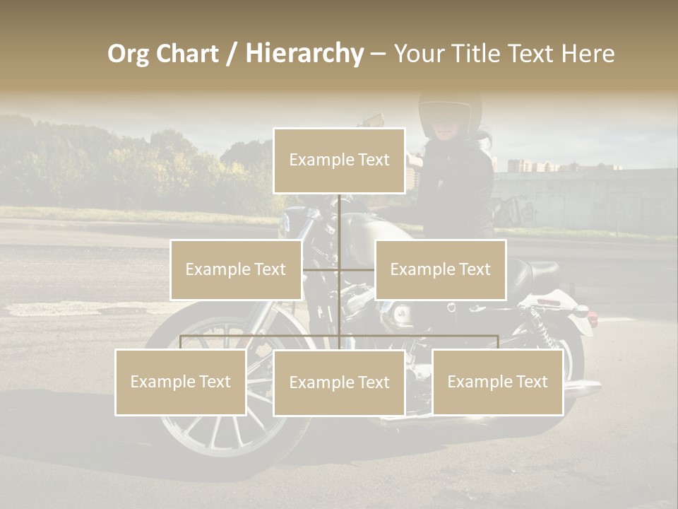Journey Motorcycle Wheel PowerPoint Template
