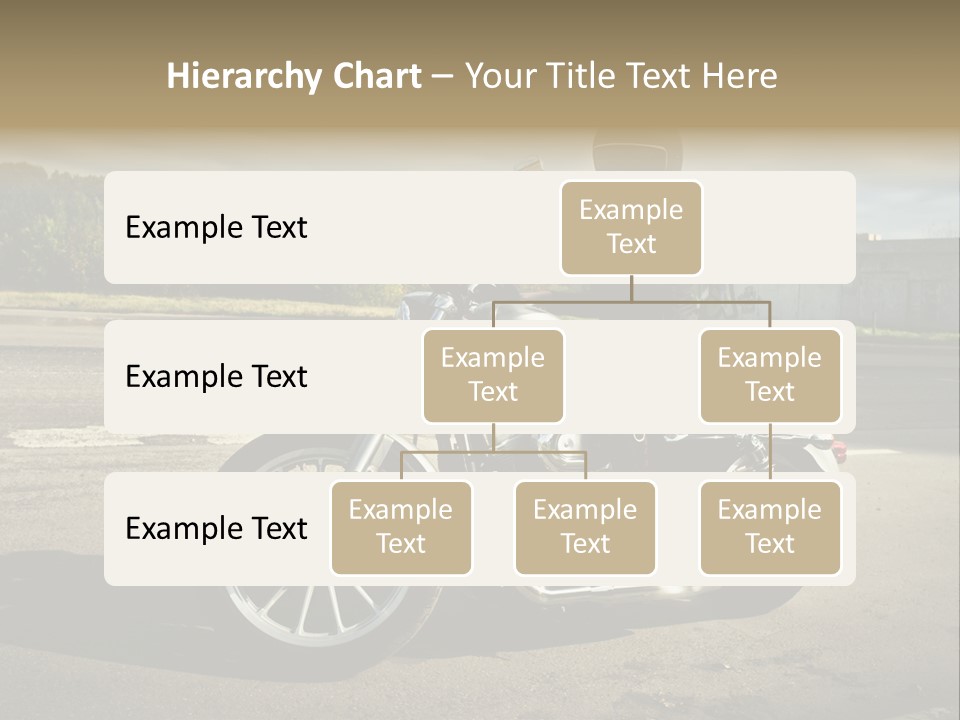 Journey Motorcycle Wheel PowerPoint Template
