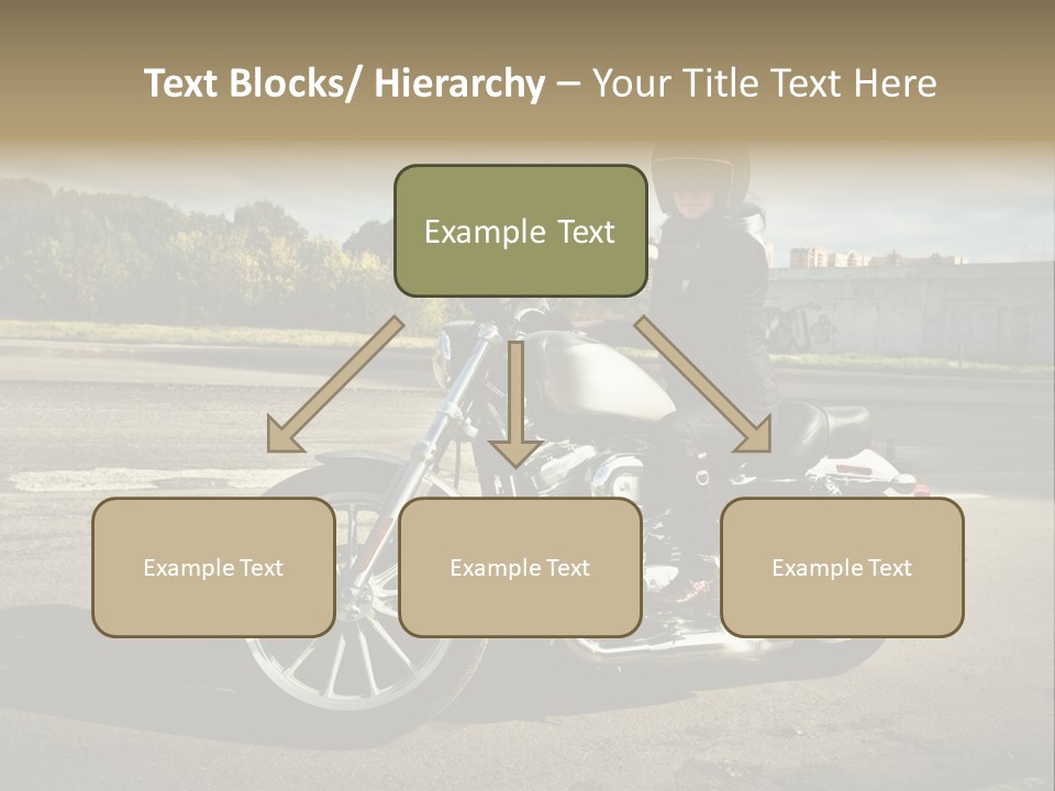 Journey Motorcycle Wheel PowerPoint Template