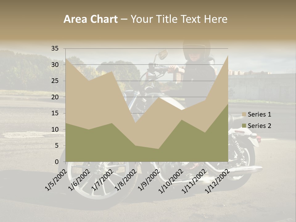 Journey Motorcycle Wheel PowerPoint Template