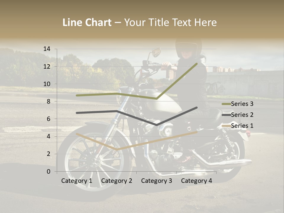 Journey Motorcycle Wheel PowerPoint Template