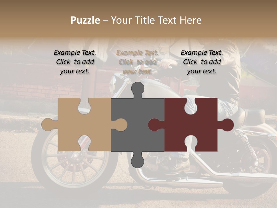 Style Biker Brown PowerPoint Template