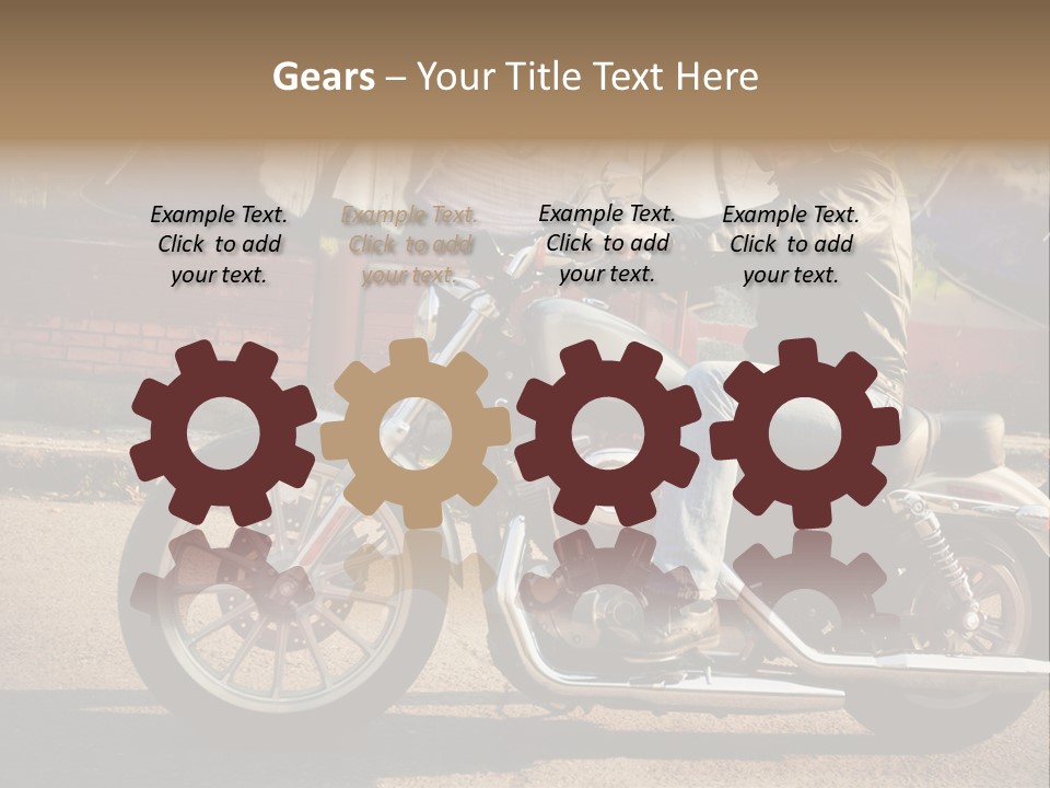 Style Biker Brown PowerPoint Template
