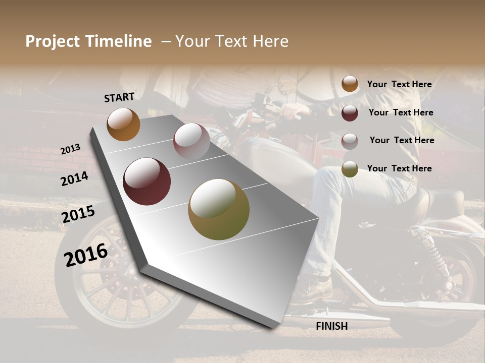 Style Biker Brown PowerPoint Template