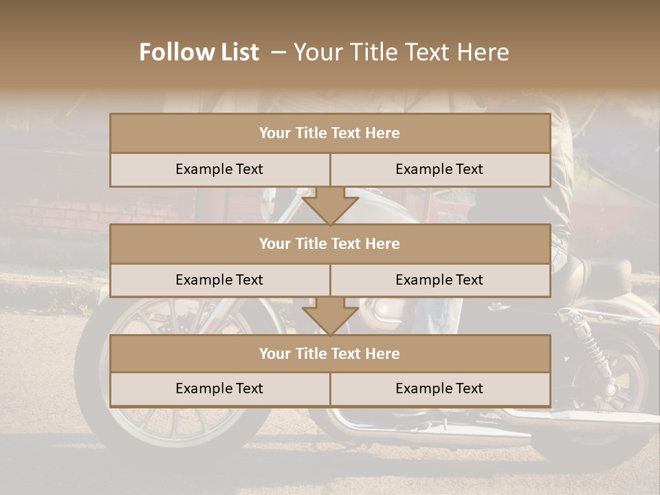 Style Biker Brown PowerPoint Template