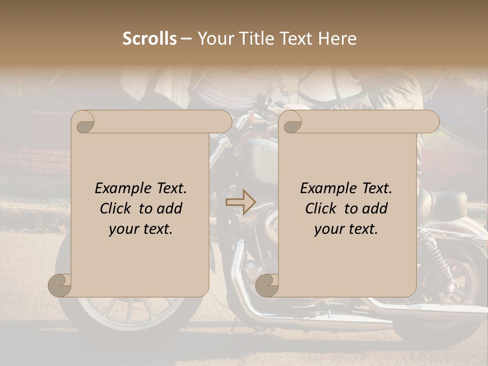 Style Biker Brown PowerPoint Template