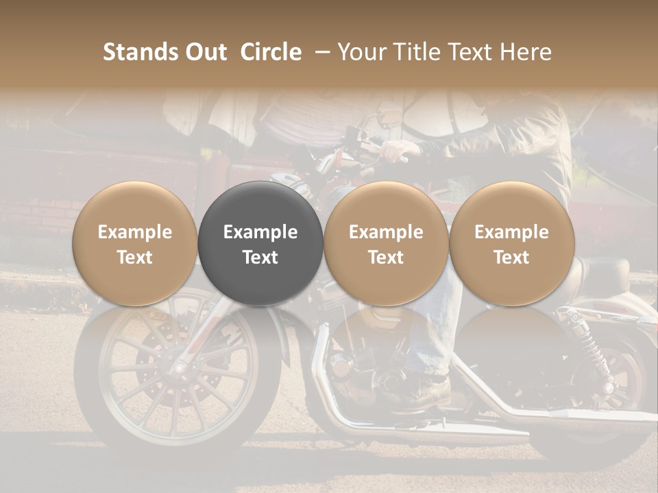 Style Biker Brown PowerPoint Template