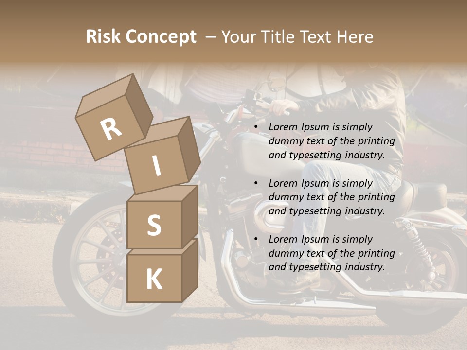 Style Biker Brown PowerPoint Template