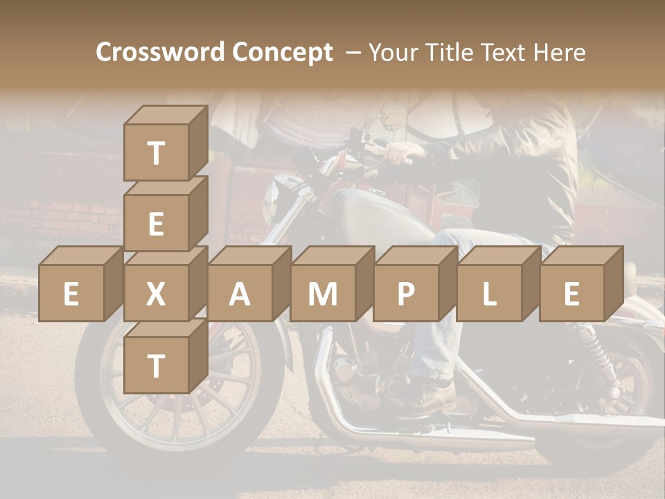 Style Biker Brown PowerPoint Template