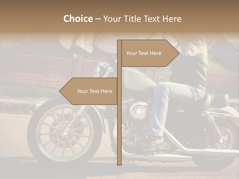 Style Biker Brown PowerPoint Template