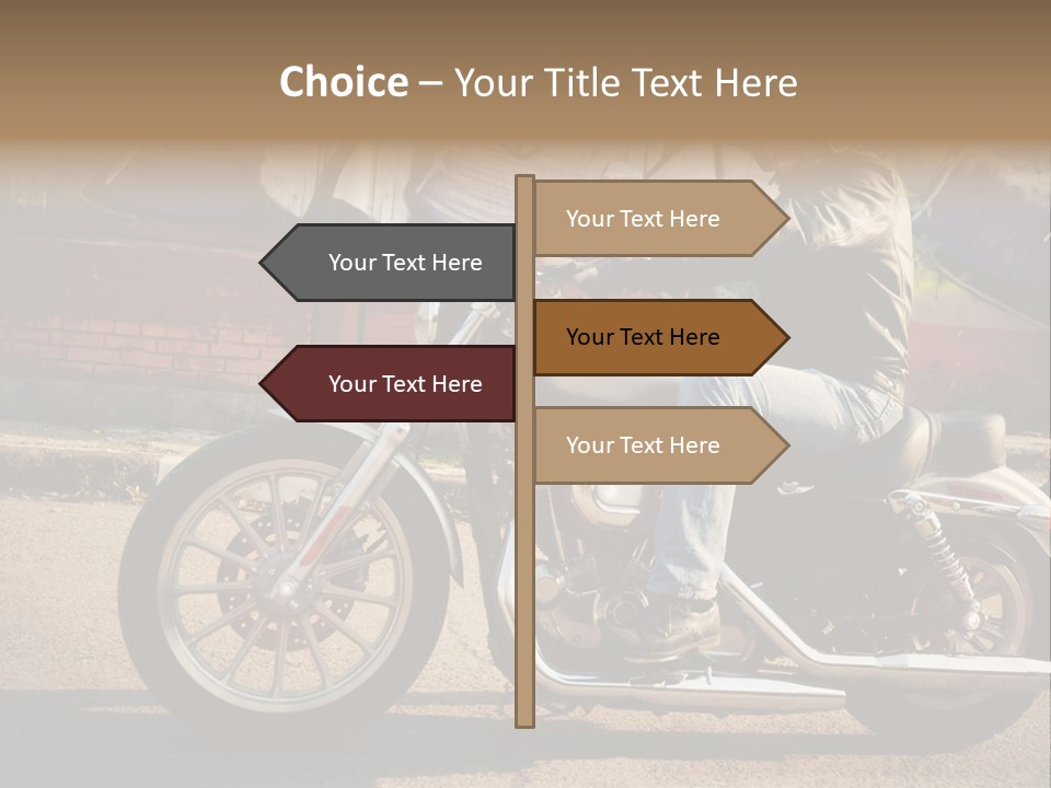 Style Biker Brown PowerPoint Template