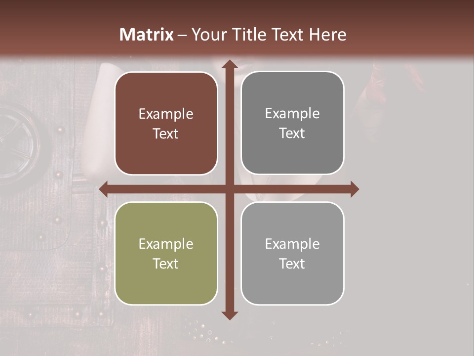 Coffre Guerrier Jolie PowerPoint Template