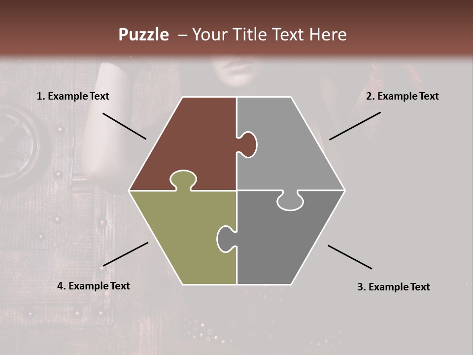 Coffre Guerrier Jolie PowerPoint Template