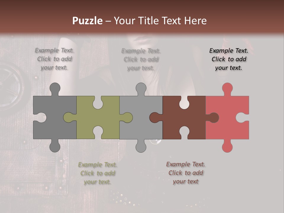 Coffre Guerrier Jolie PowerPoint Template