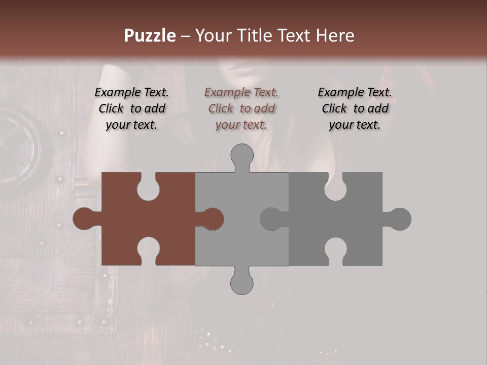 Coffre Guerrier Jolie PowerPoint Template