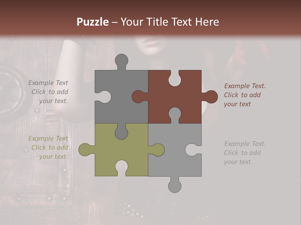 Coffre Guerrier Jolie PowerPoint Template