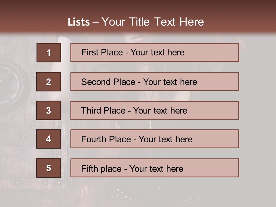 Coffre Guerrier Jolie PowerPoint Template