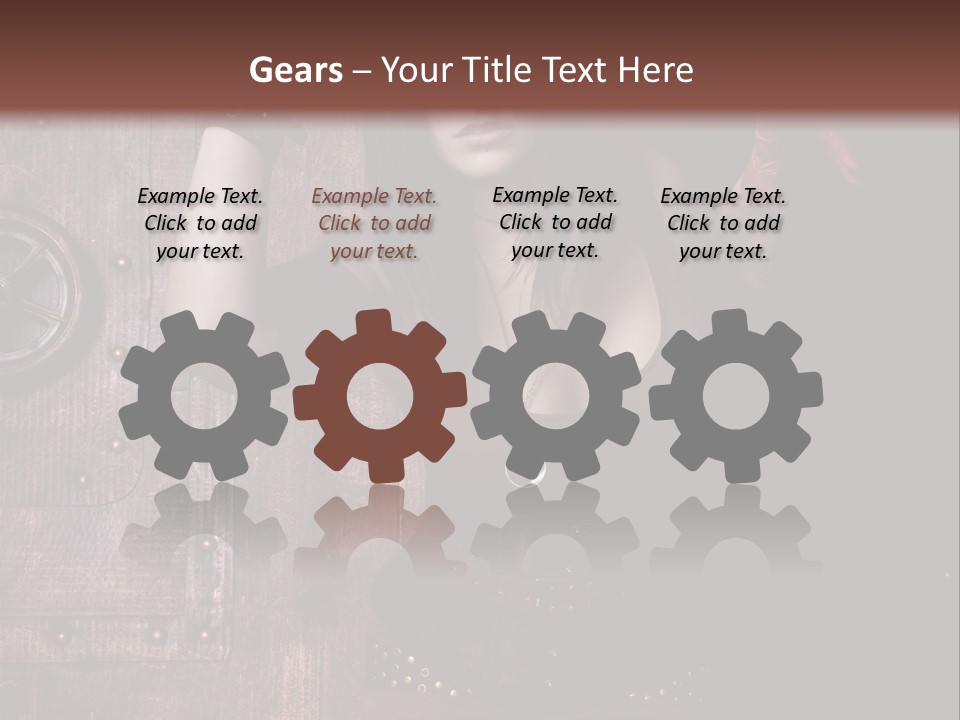 Coffre Guerrier Jolie PowerPoint Template