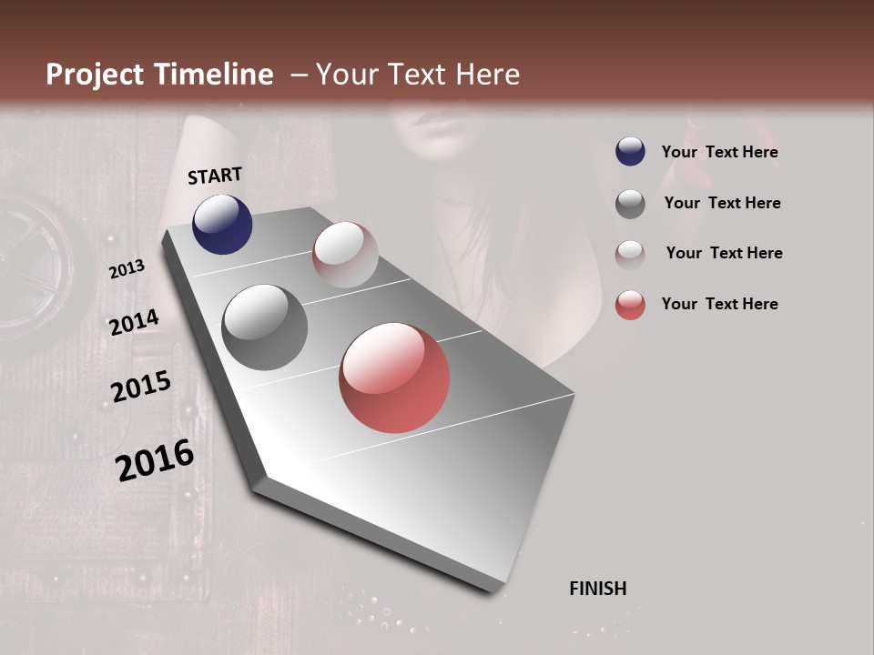 Coffre Guerrier Jolie PowerPoint Template