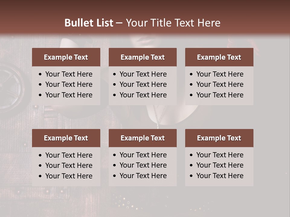 Coffre Guerrier Jolie PowerPoint Template
