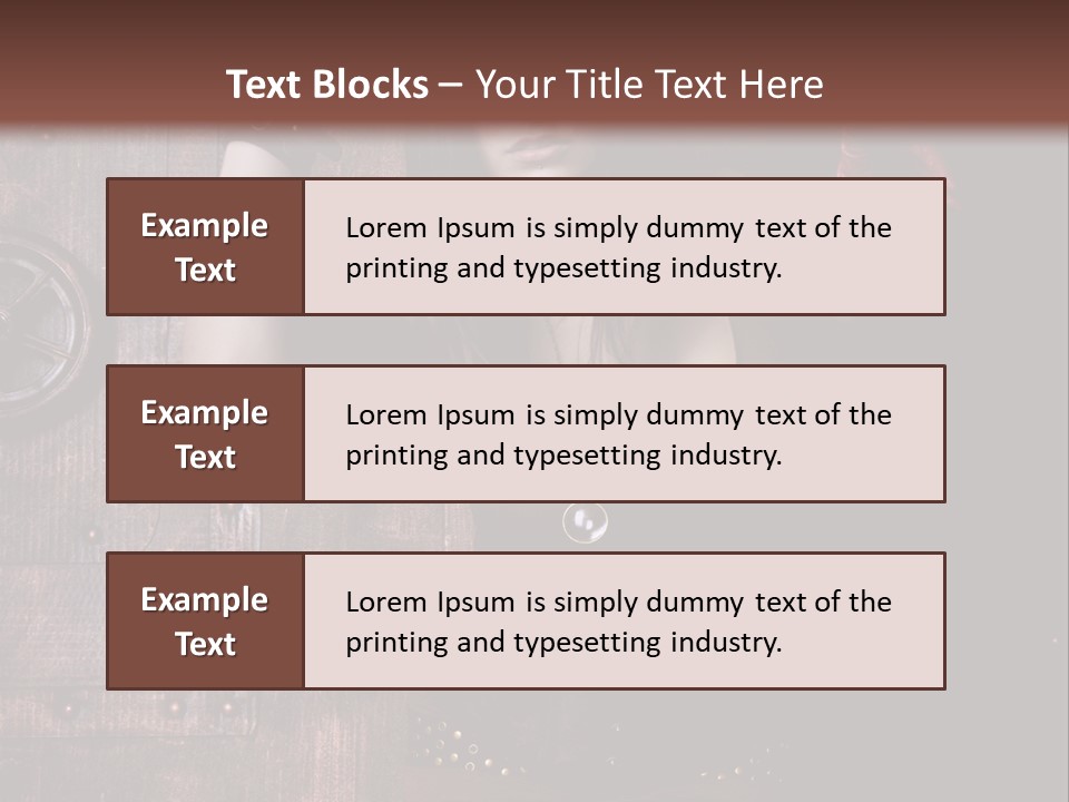 Coffre Guerrier Jolie PowerPoint Template