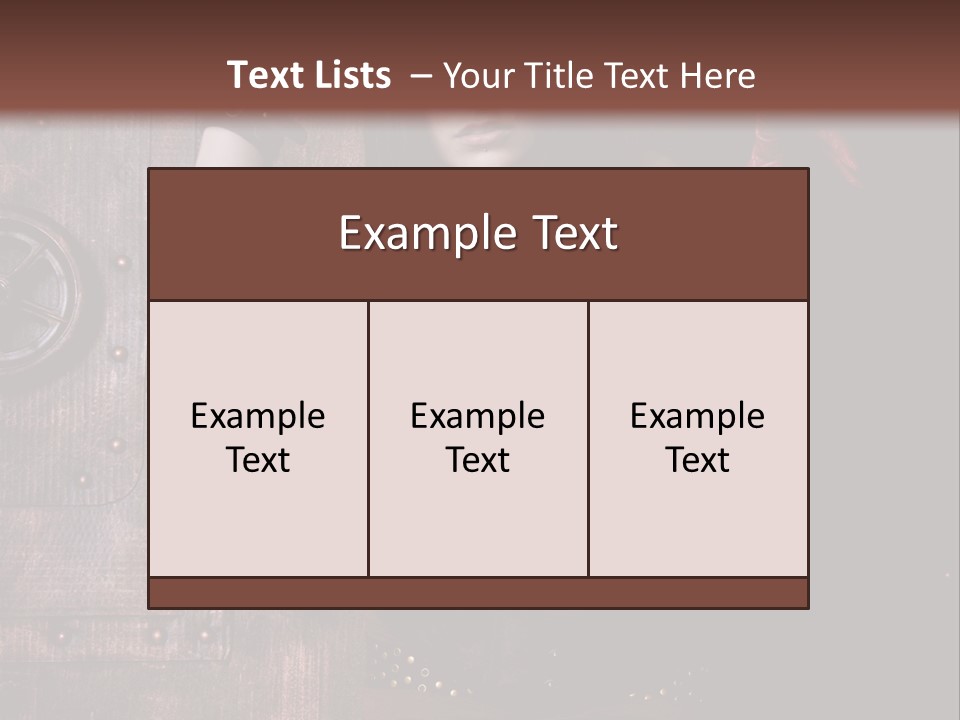 Coffre Guerrier Jolie PowerPoint Template
