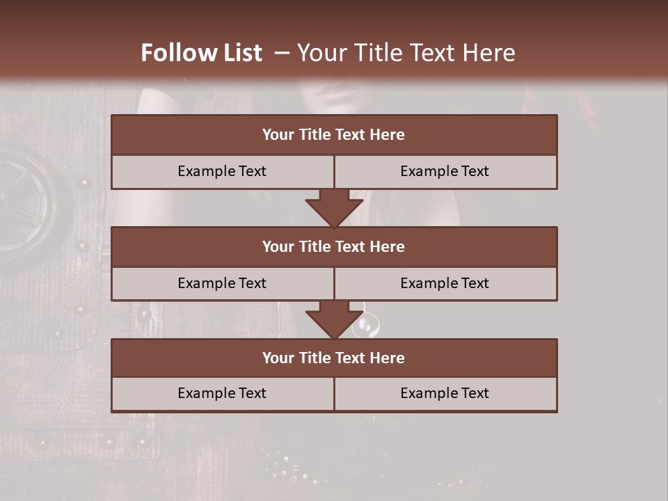 Coffre Guerrier Jolie PowerPoint Template