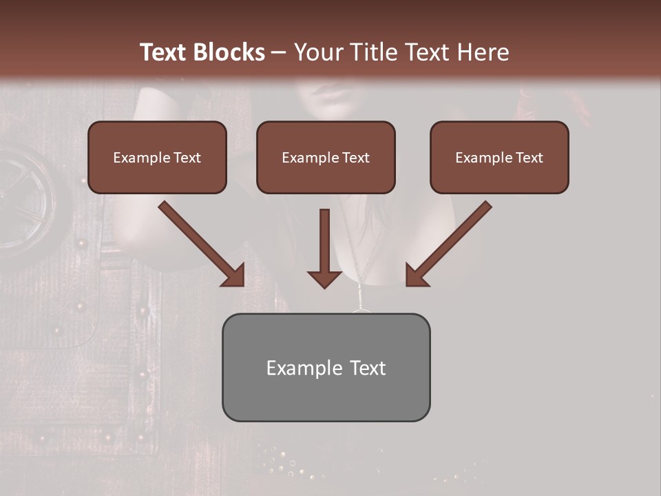 Coffre Guerrier Jolie PowerPoint Template