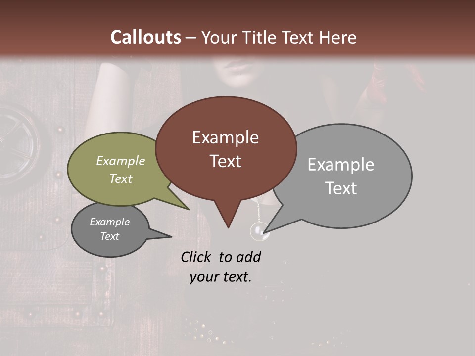 Coffre Guerrier Jolie PowerPoint Template