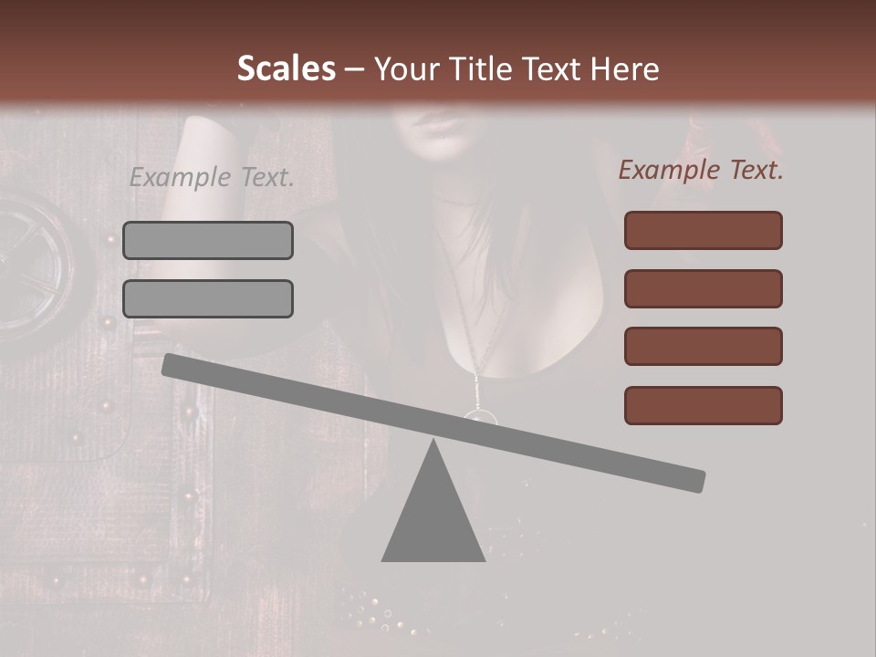 Coffre Guerrier Jolie PowerPoint Template