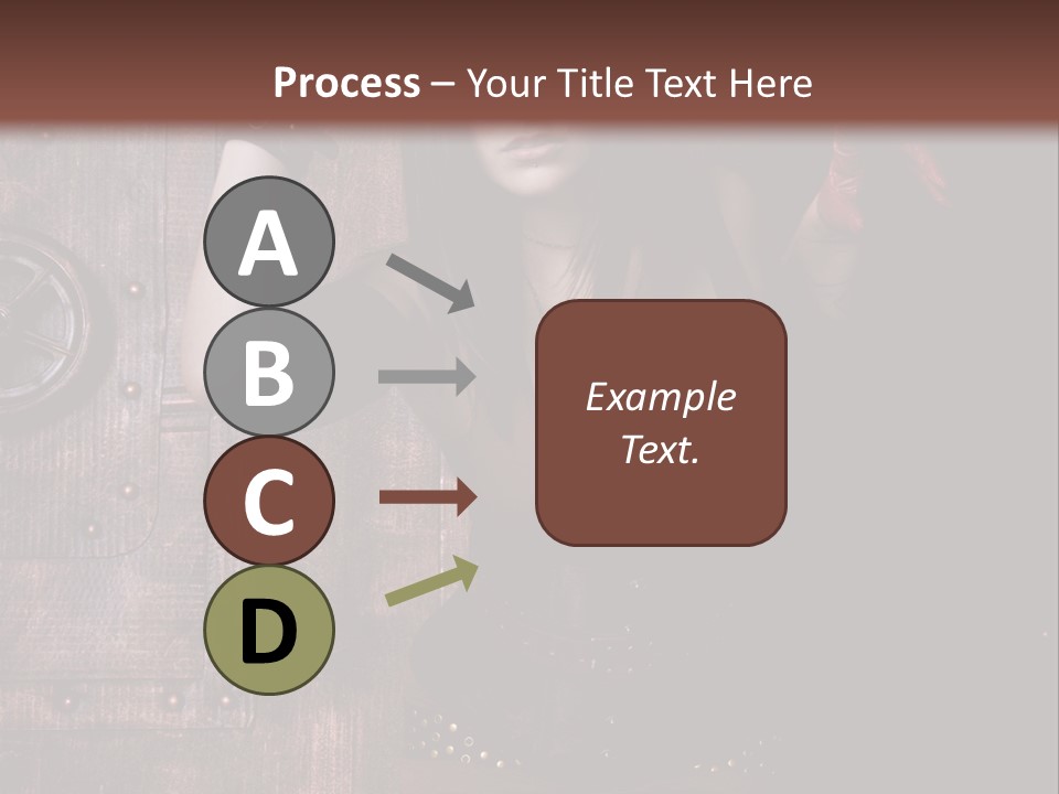 Coffre Guerrier Jolie PowerPoint Template