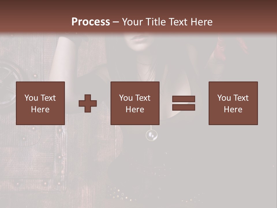 Coffre Guerrier Jolie PowerPoint Template