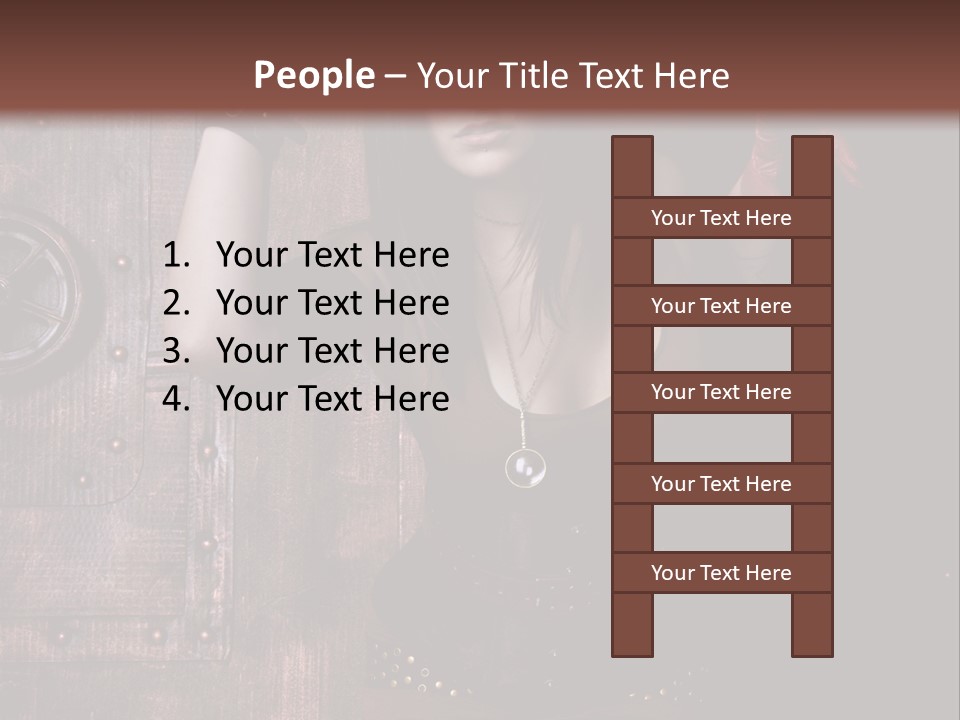 Coffre Guerrier Jolie PowerPoint Template