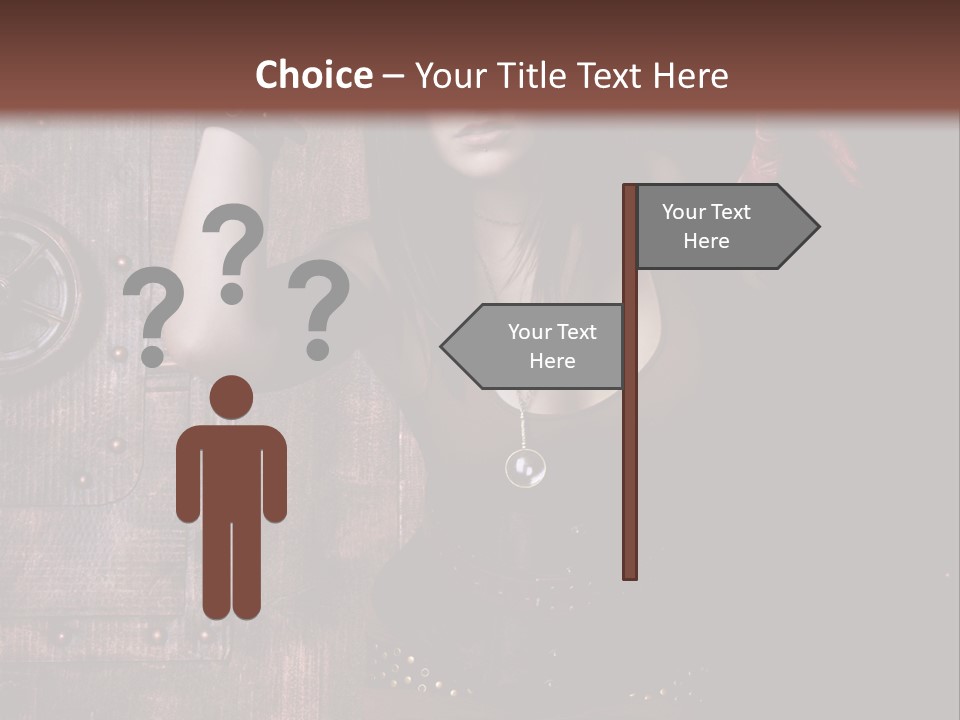 Coffre Guerrier Jolie PowerPoint Template