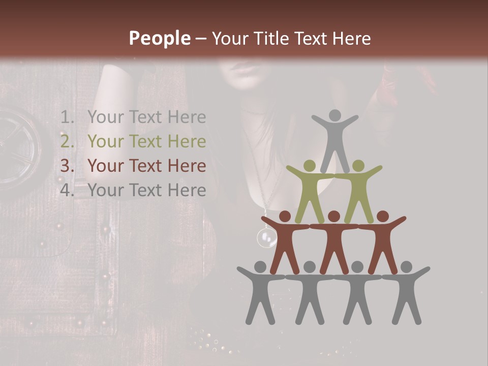 Coffre Guerrier Jolie PowerPoint Template