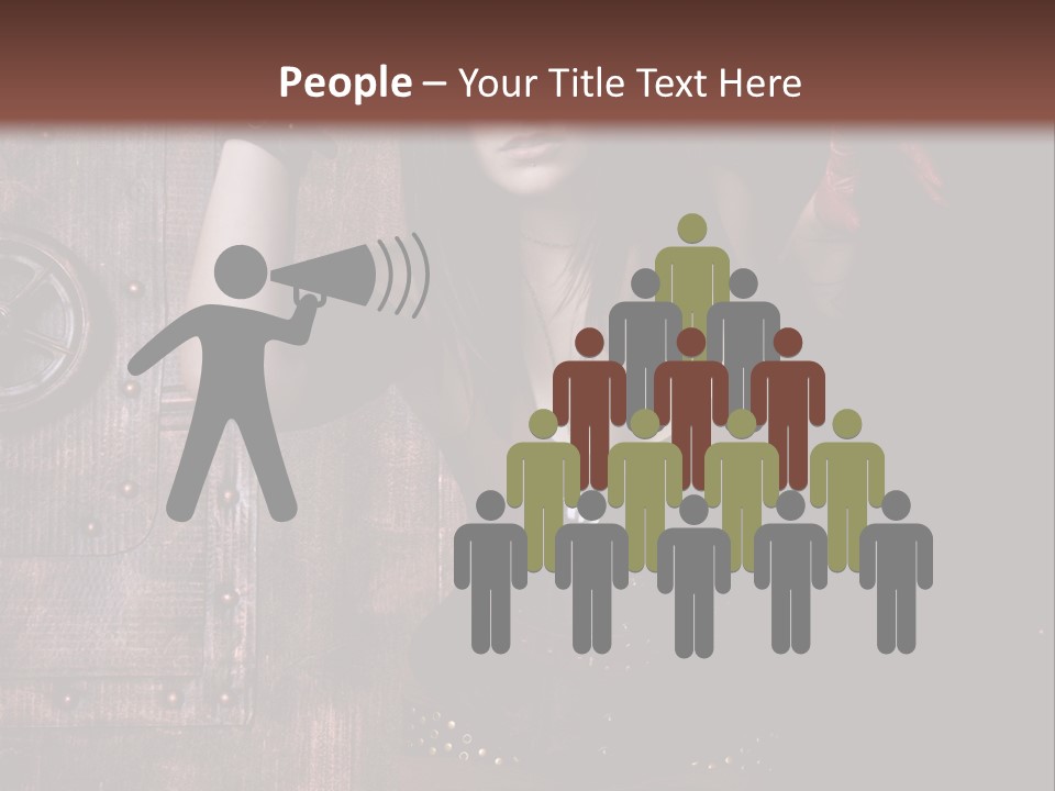 Coffre Guerrier Jolie PowerPoint Template