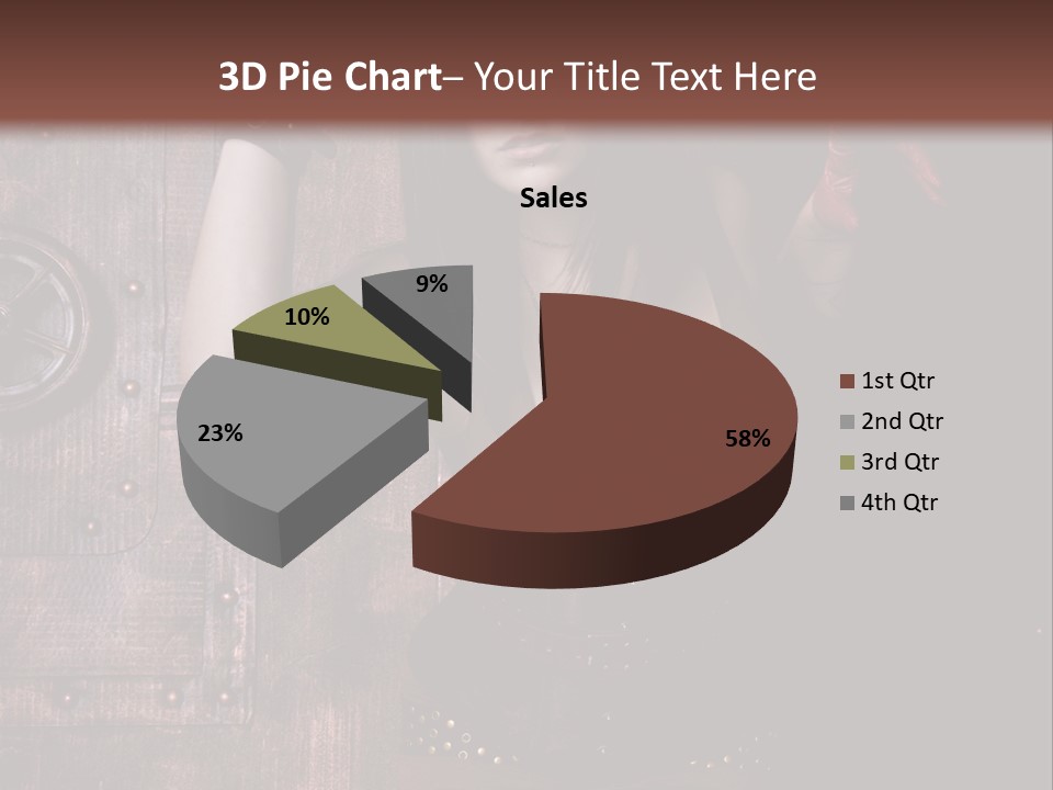 Coffre Guerrier Jolie PowerPoint Template