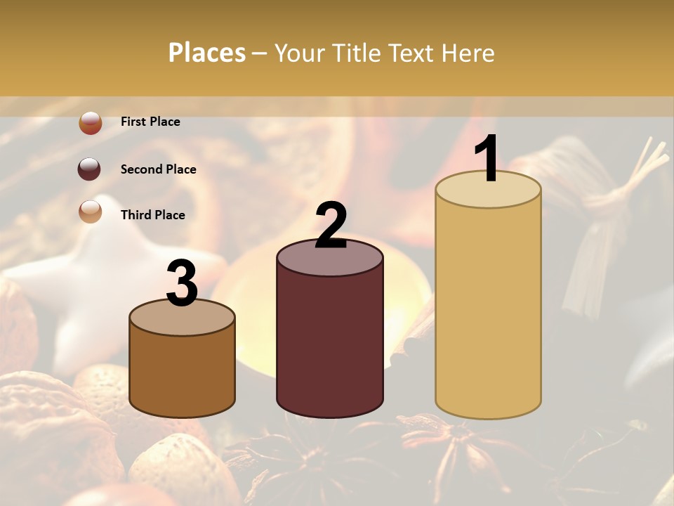 Merry Christmas Christmastide Tealight PowerPoint Template