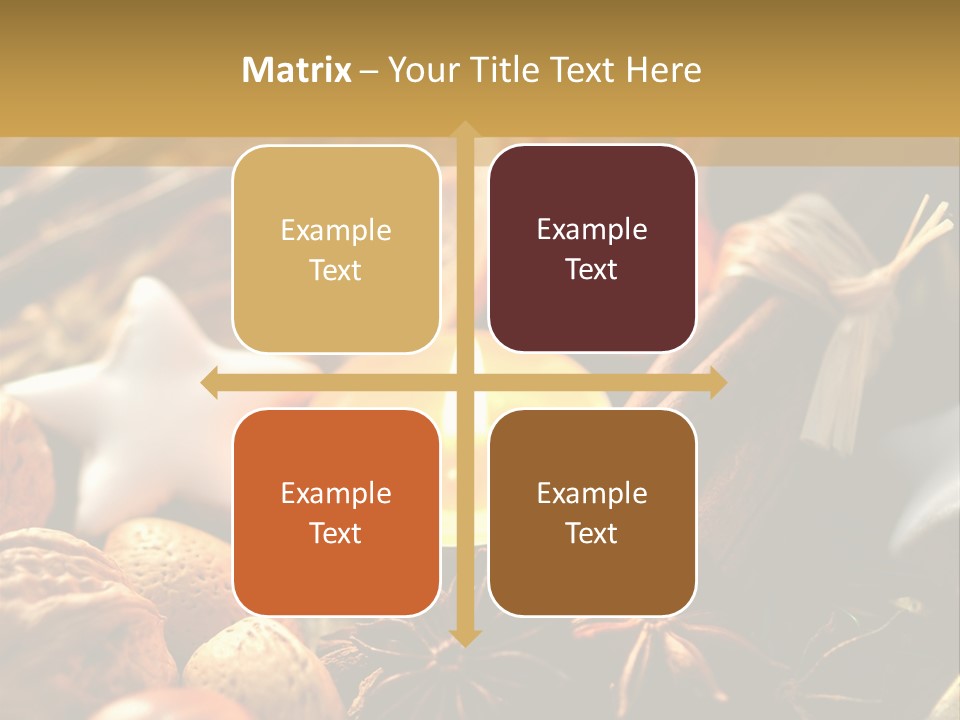 Merry Christmas Christmastide Tealight PowerPoint Template