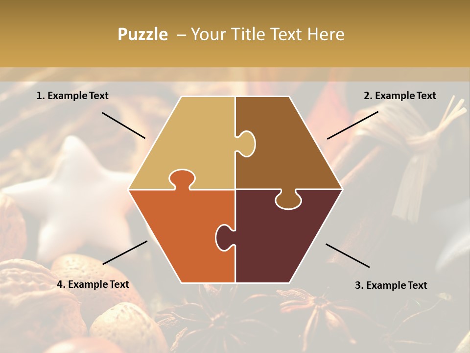 Merry Christmas Christmastide Tealight PowerPoint Template